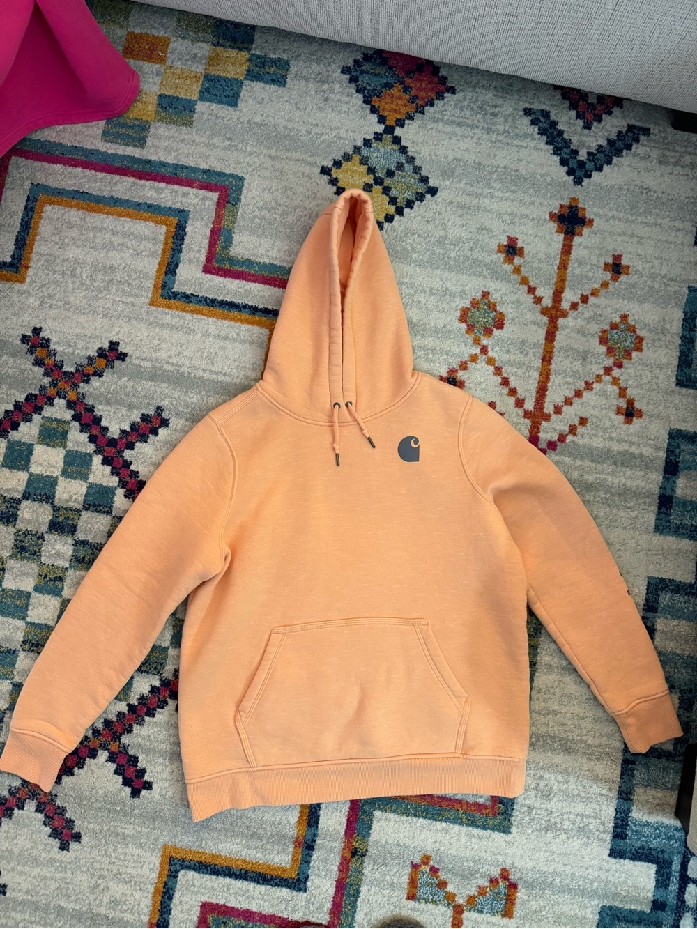 Women’s Carhartt Peach Hooded Sweatshirt - Size XL